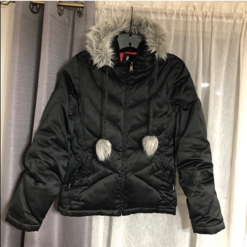 Maurices faux fur puffer jacket